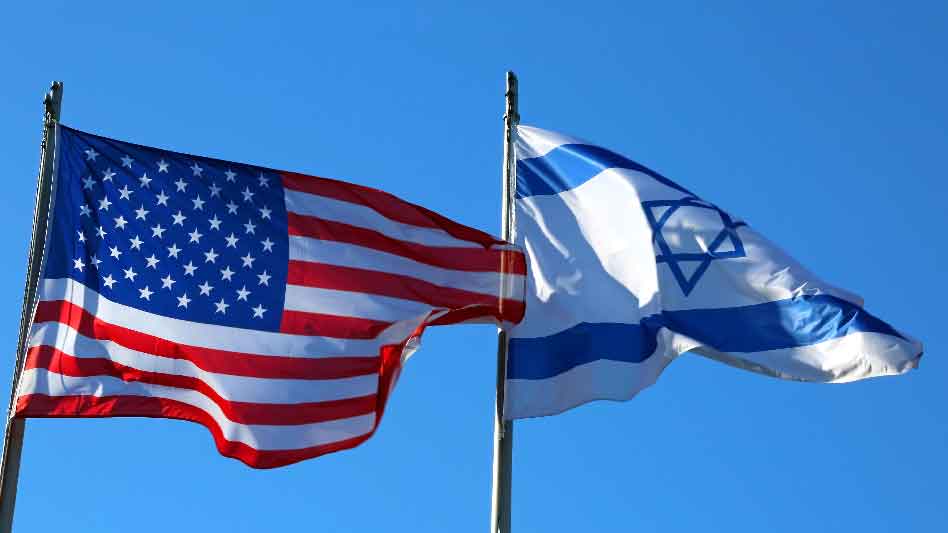 Pray America Great Again #PAGA United States And Israeli Flags