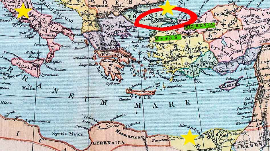 Pray America Great Again Roman Empire Constantinople Map