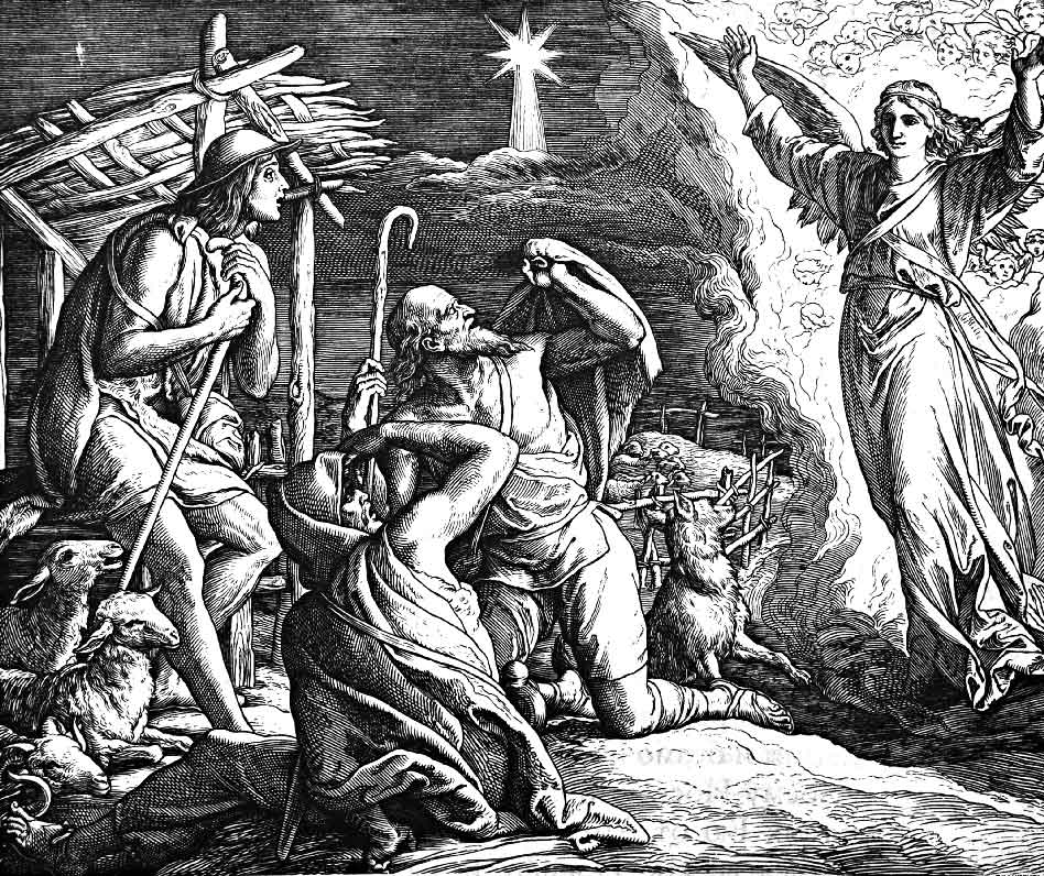 Pray America Great Again Angel Announces The Birth Of Christ To Shepherds Luke 2_8-14