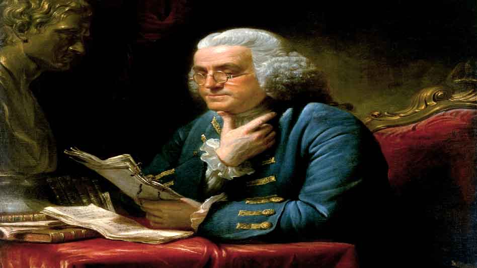 Benjamin Franklin Gives Praise To God 1728