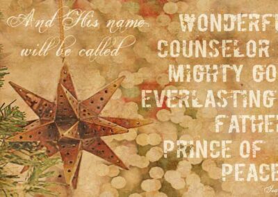 Pray America Great Again Isaiah 9 6 Wonderful Counselor Prince Of Peace Christmas