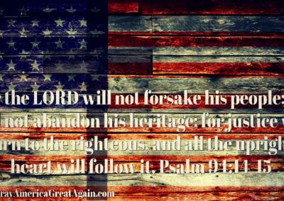 Pray America Great Again Psalm 94 11