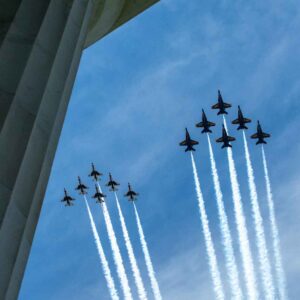 Pray America Great Again Navy Blue Angels Air Force Thunderbirds Flyover Washington DC