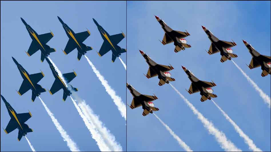 Thank God For “The Sound Of Freedom”: Thunderbirds And Blue Angels Salute Frontline Workers