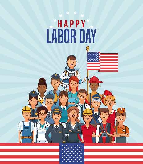 Pray America Great Again Happy Labor Day American Workers