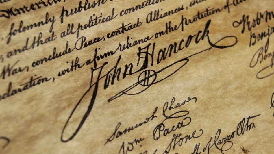 Pray America Great Again John Hancock Signature Declaration Of Independence