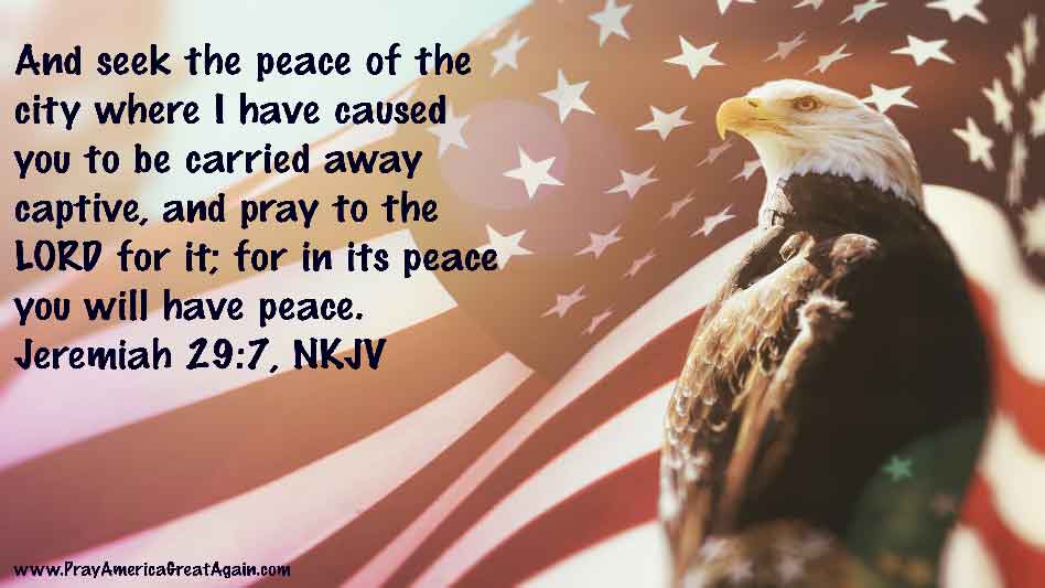 Pray America Great Again Jeremiah 29 7